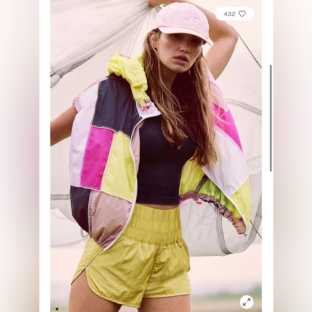 Free people Breakers Patchy Windbreaker